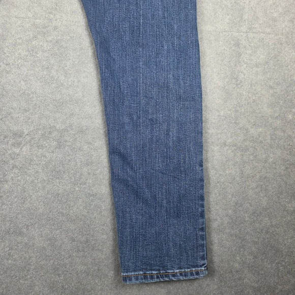 Levis 502 Taper Fit Mens Jeans 31x30 Dark Wash Blue Denim - Picture 9 of 13